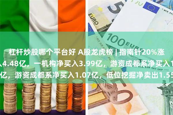 杠杆炒股哪个平台好 A股龙虎榜 | 指南针20%涨停创新高，深股通净买入4.48亿，一机构净买入3.99亿，游资成都系净买入1.07亿，低位挖掘净卖出1.55亿
